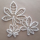 Chestnut Tree Leaf Plant Shape Cookie Cutter Dough Biscuit Pastry Fondant Sharp