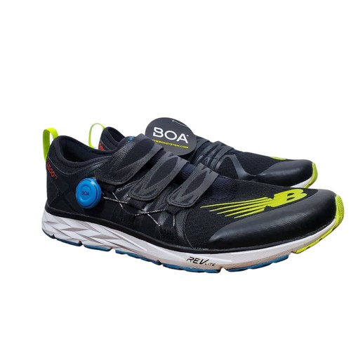 New Balance Mens BOA Racing Shoes US 14 Black Hi-Lite Athletic Sneakers NEW - Picture 1 of 14