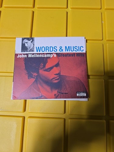 JOHN MELLENCAMP "WORD AND MUSIC"' U.S GREATEST HITS 1 Disk Island UTV/Platten