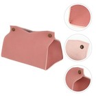 1pc Creative PU Tissue Box Home Serviettenbehälter Praktische Aufbewahrungsbox