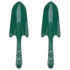 2 stücke Tragbare Gartenschaufel Sandschaufel Spielzeug Stahlsandschaufel