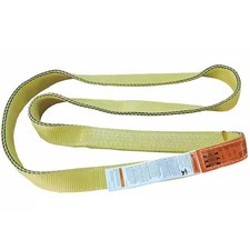 Dayton 55Et45 Web Sling, Type 5, 3 Ft L, 1 In W, Nylon, Yellow