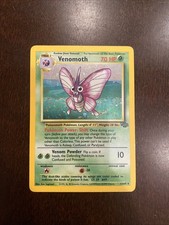 Venomoth 13/64 Jungle Holo Pokémon Card Rare