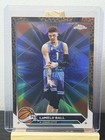 Front of 2023-24 Topps Chrome - LaMelo Ball #41 Orange Basketball Refractor