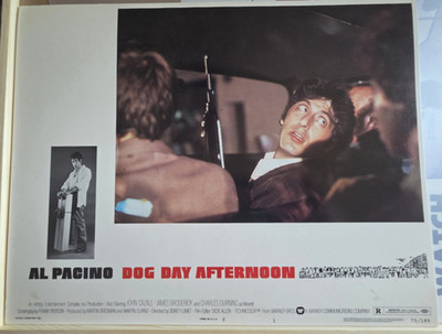 DOG DAY AFTERNOON, Near Mint/Mint orig Lobby Card Set, Al Pacino - 1975