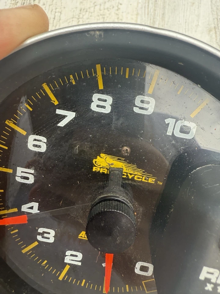 Medidor automático profesional Tacómetro Cambio Lite Harley Pro Ciclo 5" Chopper Medidor Montaje Foto 2 de 4