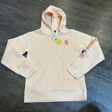 Carhartt Girls' Long Sleeve Graphic Hoodie Color Light Peach Size S 8