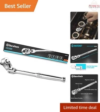 3/8 Drive Flex-Head Ratchet 72-Tooth Chrome Alloy Steel Auto Repair