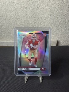 RICKY PEARSALL 2024 PANINI PRIZM SILVER PRIZM RC #383 SAN FRANCISCO 49ERS