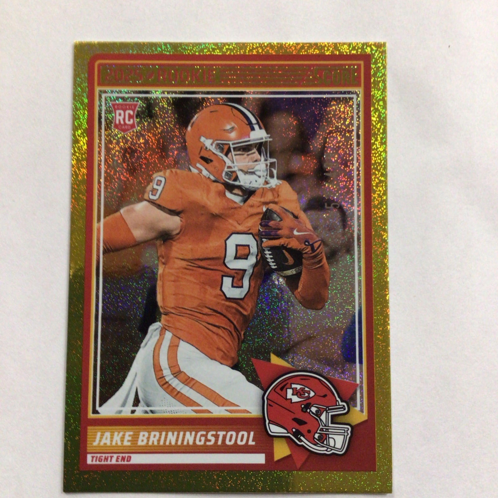 2025 Score - Rookies Jake Briningstool #74 Gold Dots /499 (RC)