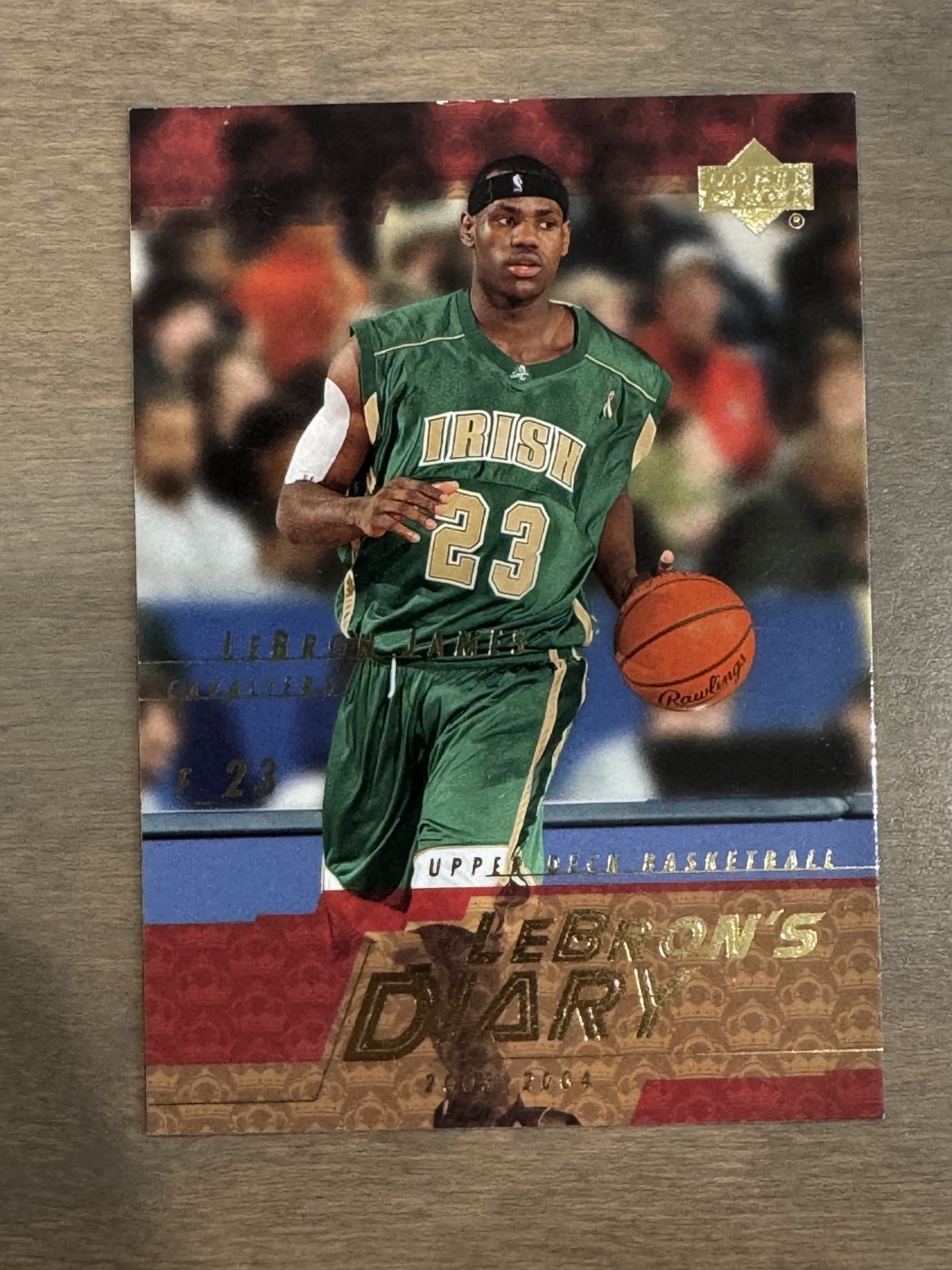 LEBRON JAMES 2003-04 UPPER DECK #LJ2 ROOKIE LEBRON'S DIARY RC CAVALIERS
