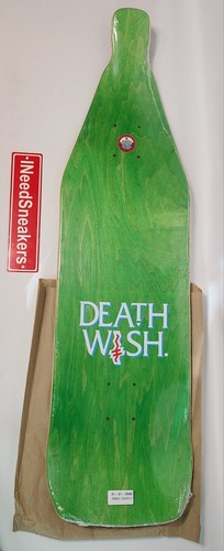 Deathwish 40oz Crooked I Cruiser Skateboard Deck Beer W/Brown Paper Bag GREEN 🔥 - Picture 6 of 10