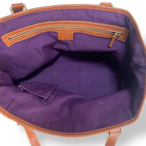 Gucci tote bag, Sherry line, GG canvas, leather, shoulder strap, charm - Picture 8 of 9