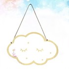 Acrylic Wall Mirror Hanging Mirror Wooden Frame Cartoon Style For Home Room