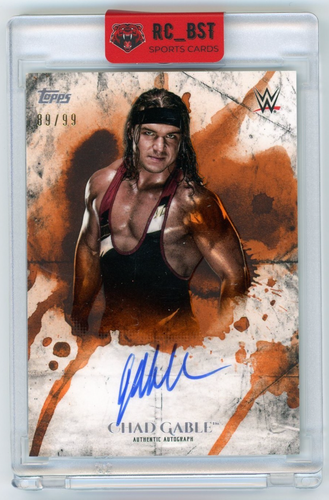 CHAD GABLE Auto - Orange Parallel #/99 2018 Topps WWE Undisputed #UA-CG - Bild 1 von 3