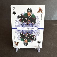 2022-23 O-Pee-Chee PLAYING CARDS #2 of Spades Clayton Keller EX/NM