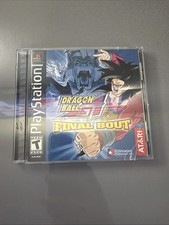 Dragon Ball GT Final Bout Black Label Complete CIB PlayStation 1 PS1 2004 Tested