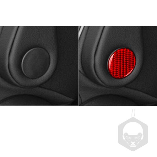 Cubierta de panel de reposabrazos de asiento interior de fibra de carbono rojo para Honda Odyssey 18-25 - Imagen 6 de 14