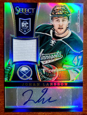 2013-14 Panini Select RC Auto/Patch Johan Larsson /99 #247 Buffalo Minnesota