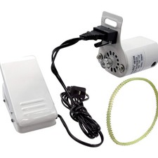 Sewing Machine Motor Kit with Foot Pedal  Belt - 110 Volt, 100 Watt for Impo...