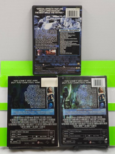 HOLLOW MAN PART 1 & 2 ELISABETH SHUE KEVIN BACON CHRISTIAN SLATER DVD - Picture 2 of 3