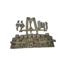 US Army OCP Multicam Molle II Tactical Assault Panel TAP Chest Rig Complete Set￼