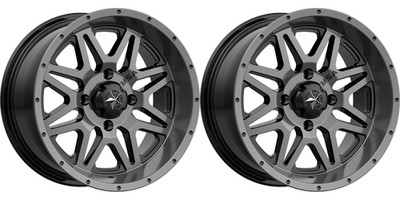 (2 Pack) 4/137 MSA M26 Vibe Wheel   For CAN-AM Outlander Max 500 H.O. EFI 2008