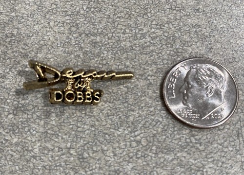 Deon By Dobbs Gold Pin Vintage Cowboy Fedora  Hatpin Tie Tack Lapel Pin - Picture 1 of 2