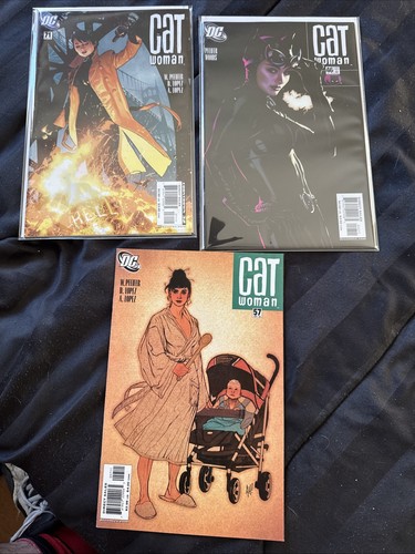 CATWOMAN Lot 46 "THE ONE YOU LOVE" #57 & #71 ADAM HUGHES COVER ART 2005