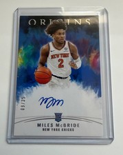 2021-22 Panini Origins - Rookie Autographs Miles McBride #RA-MIL (AU, RC)