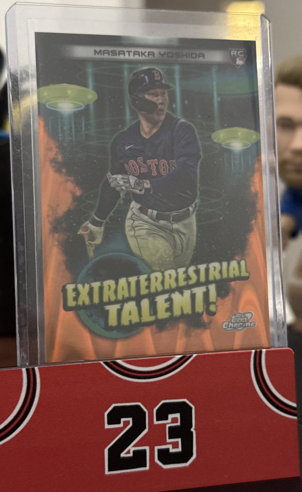 2023 Topps Cosmic Chrome - ET Masataka Yoshida Orange Galactic Ref /25 (RC)