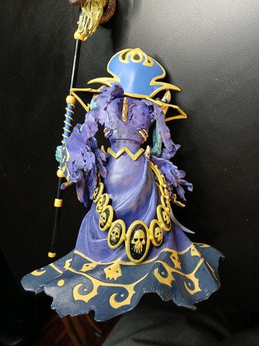 World of Warcraft Undead Witch Sota Statue RARE PURPLE / BLUE Read Description - Picture 3 of 9