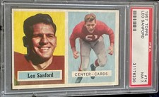 1957 Topps Leo Sanford #74 PSA 7