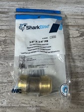 SharkBite 3/4" x 3/4" Push To Connect Coupling PEX CPVC Polybutylene Adapter