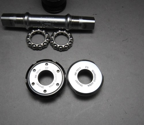 VGC Shimano Dura Ace BB 7400 Bottom Bracket / ITA 70 mm 36x24 / 113 mm / 1986 - Bild 5 von 13
