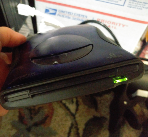 Iomega Zip 250 USB Powered External Drive Z250USBPCMBP w/ USB Cable Tested Works - Photo 8/10
