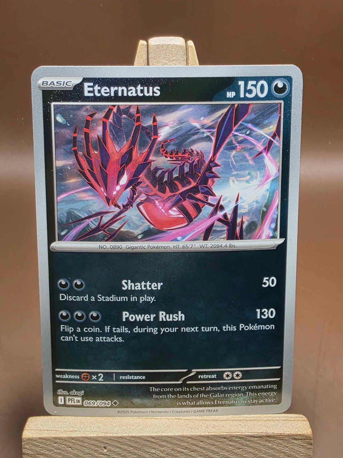 LP Eternatus 069/094 Phantasmal Flames Reverse Holo Pokemon