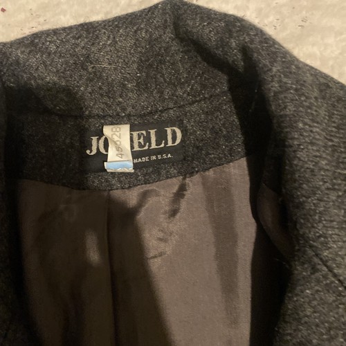 Vintage Jofeld Andover Over Coat XL Gray Wool Long Heavy Winter Classic - Picture 4 of 7