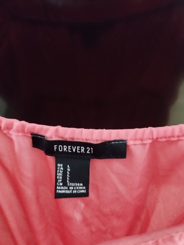 Forever 21 Summer Maxi Dress, Lovely Coral pink colour, size L (12/14) - Picture 4 of 7
