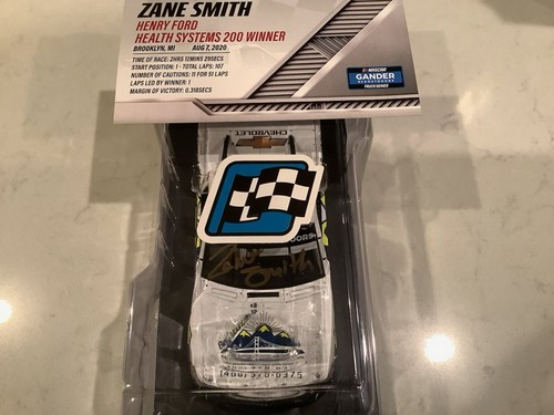 ZANE SMITH AUTOGRAPHED 2020 SILVERADO BAY MOUNTAIN AIR MICHIGAN WIN DIECAST - Picture 1 of 24