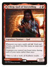 MTG - 1 x FOIL Birgi, God of Storytelling - Rare - Kaldheim (KHM) - M/NM