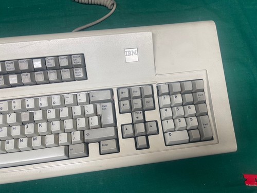 vintage IBM mechanical keyboard model M July 9 1986 1386887 din 5 connector vtg - Picture 5 of 12