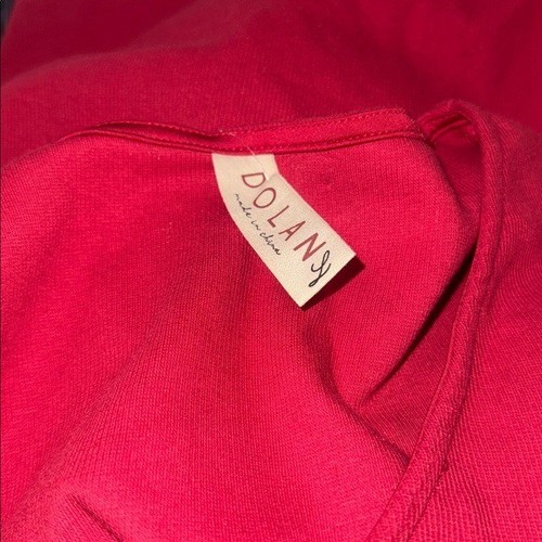 Neu ohne Etikett Dolan X Anthropologie rot rosa Puffärmel Blumenmuster Top Bluse GR-Large - Bild 6 von 7