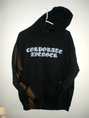 Corporate Avenger - RARE XL hoodie - Christians Murdered Indians (Sub Noize) KMK