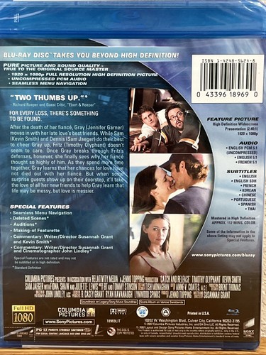 Catch & Release (Blu-ray, 2007) Jennifer Garner Tim Olyphant Kevin Smith SEALED! - Picture 5 of 6