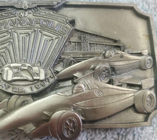 Indianapolis 500 Siskiyou Car Racing Limited Edition Belt Buckle As Is No Swivel - Picture 3 of 10