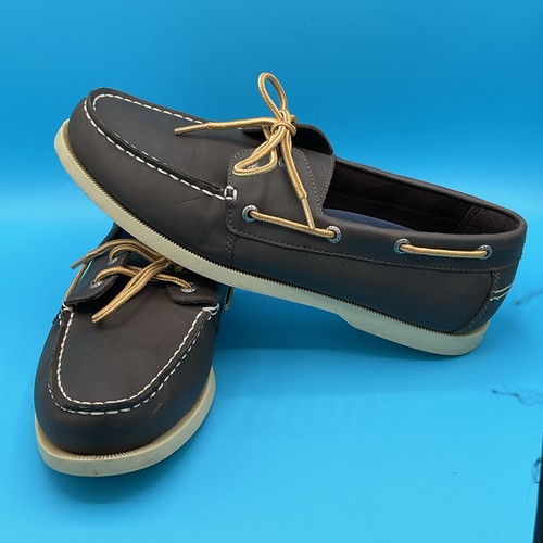 Merona Mens Boat Shoes Size 10,EUC - Picture 6 of 10