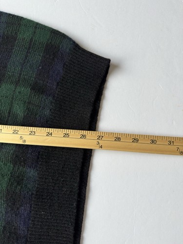 Vintage Polo Ralph Lauren Men's 2XL Tartan Plaid V Neck Vest 100% Lambs Wool - Picture 3 of 5