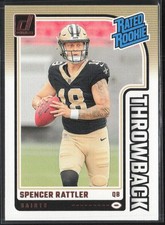 2024 Donruss #40 Spencer Rattler Rated Rookies Throwback