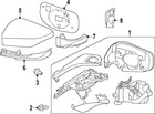 Genuine Subaru Mirror 91036AN61A